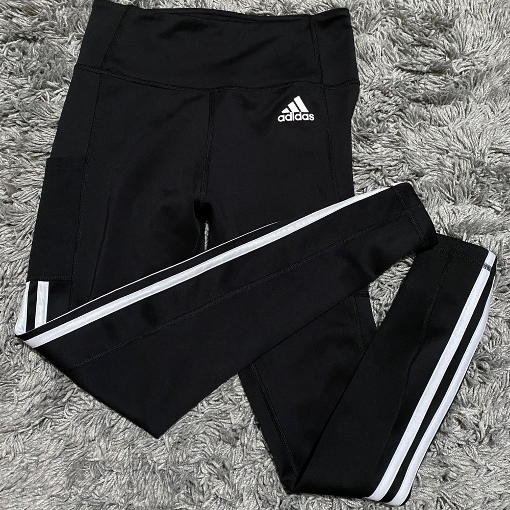 Adidas Classic Striped Tights/Leggings